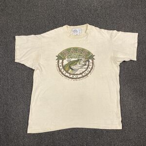 VTG Carousel Trading Bass Pro Shops T Shirt Single Stitch Missouri Shirt Size XL